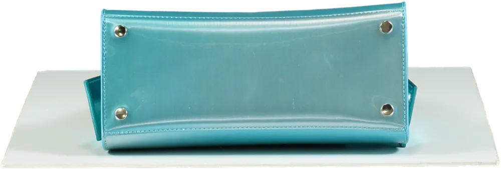 GCDS Blue Comma Transpallic Small Bag One Size