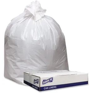 Genuine Joe Extra Heavy-duty White Trash Can Liners