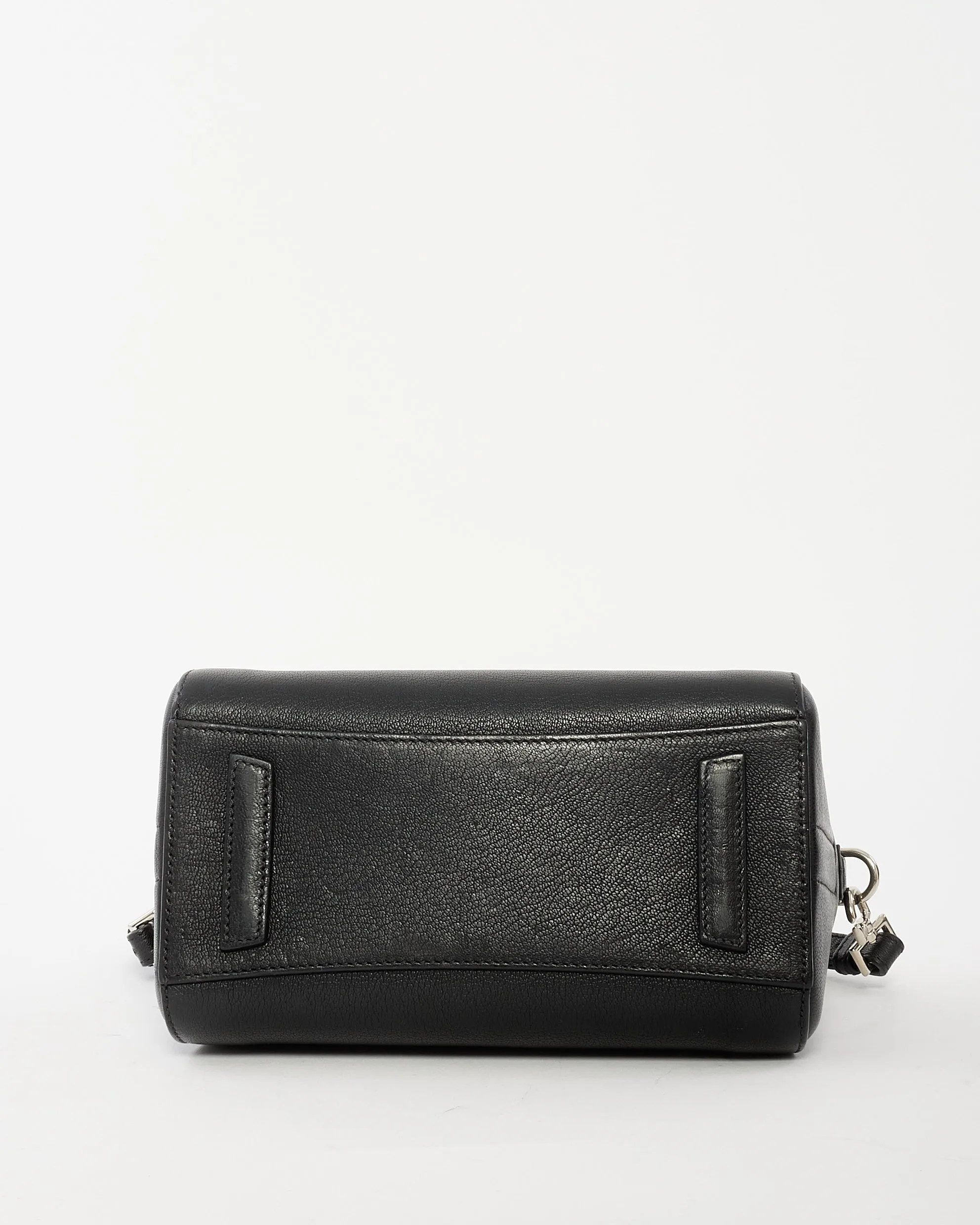 Givenchy Black Grained Leather Mini Antigona Bag