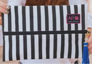 Glam Stripes Makeup Junkie Bags