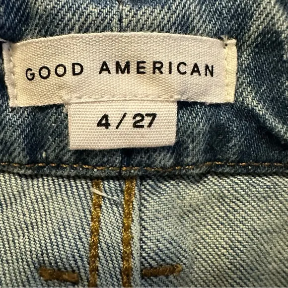 Good American‎ NWT Women's Jeans The Weekender Jean Indigo339 Size 4/27