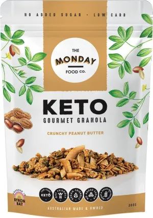 Gourmet Keto Granola - Crunchy Peanut Butter - 300g
