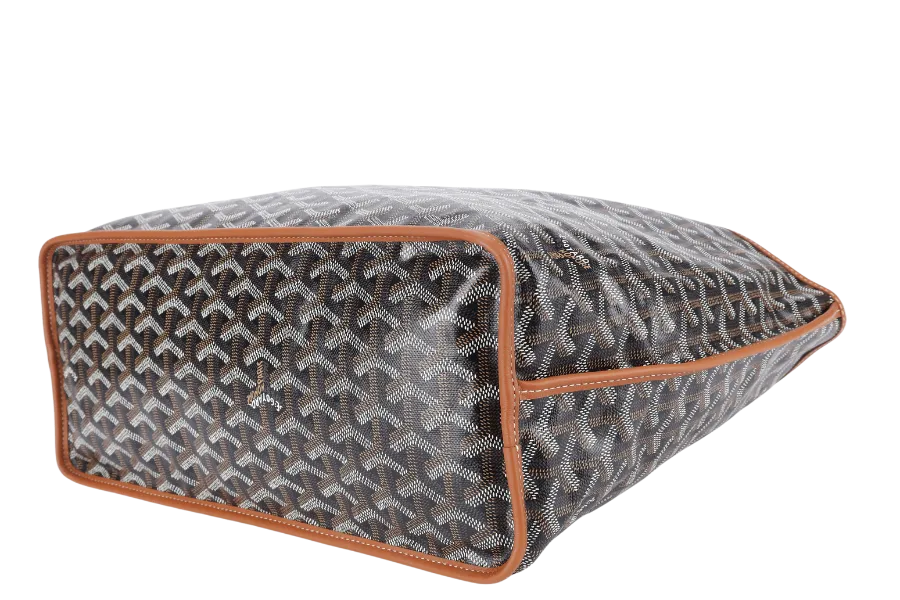 GOYARD ANJOU PM BAG BLACK AND TAN COLOR WITH DUST COVER