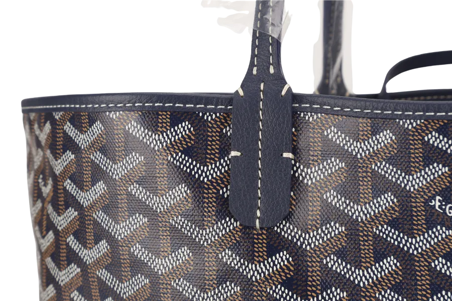 GOYARD SAINT LOUIS PM BAG NAVY BLUE COLOR WITH DUST COVER