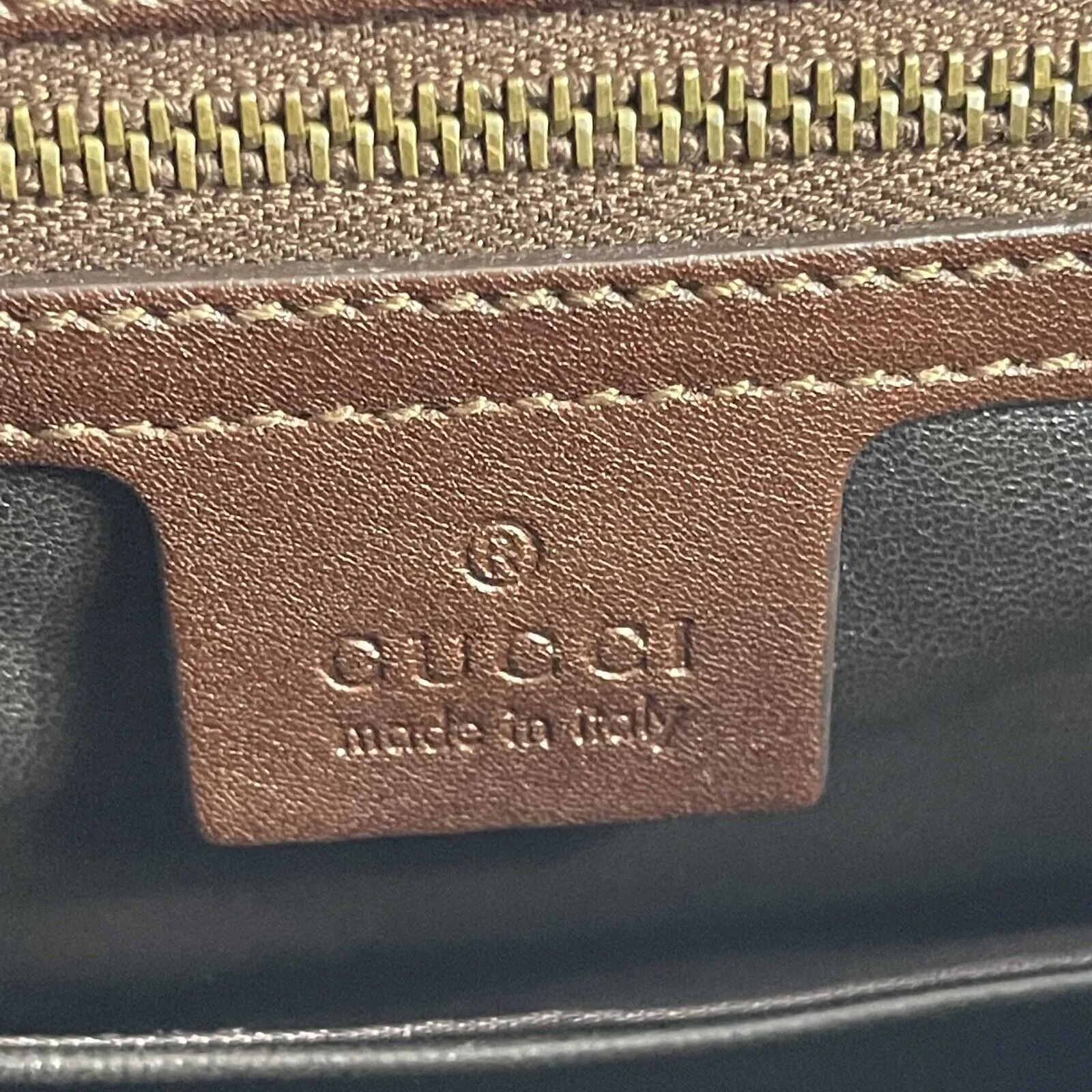 Gucci - 1973 Python Metallic Accent Shoulder Bag