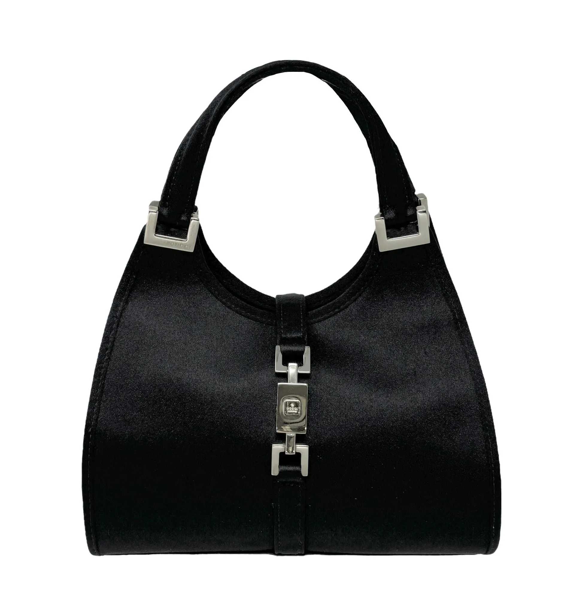 Gucci Black Satin Mini Jackie Bag
