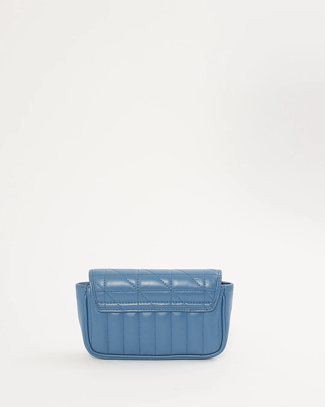 Gucci Blue GG Marmont Super Mini Chain Bag