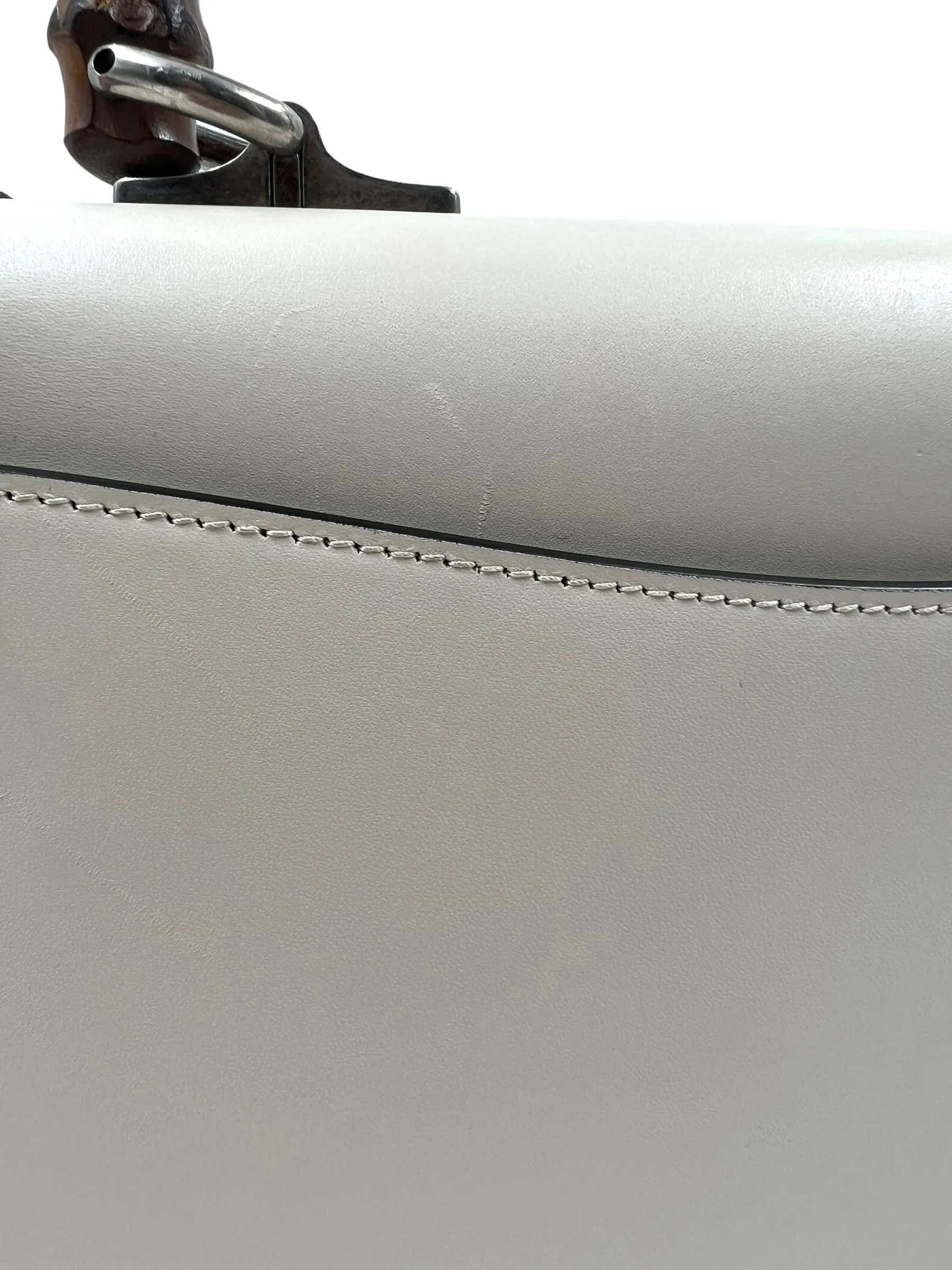 Gucci Cream Leather Small Lilith Top Handle Bag