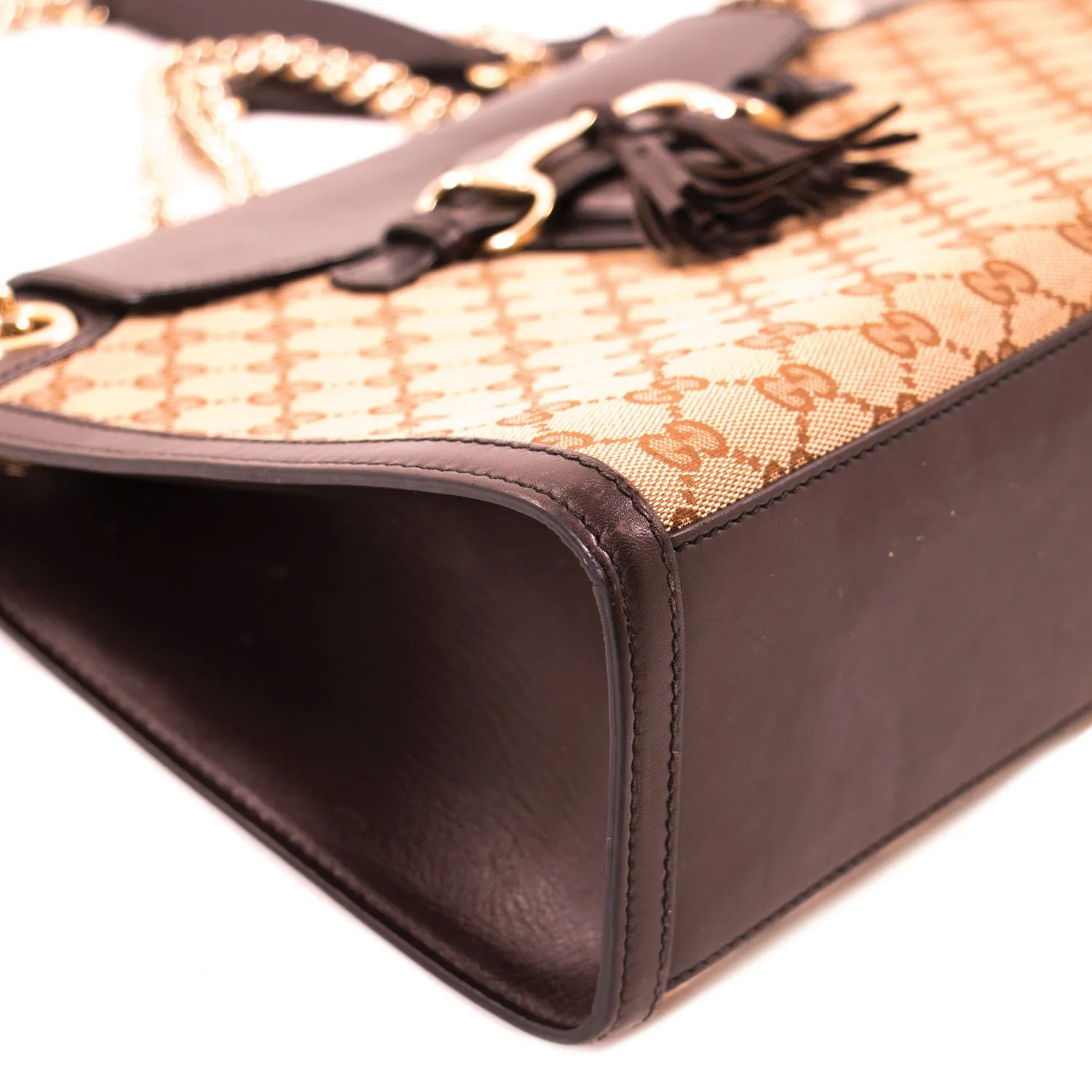 Gucci GG Canvas Emily Large Shoulder Bag