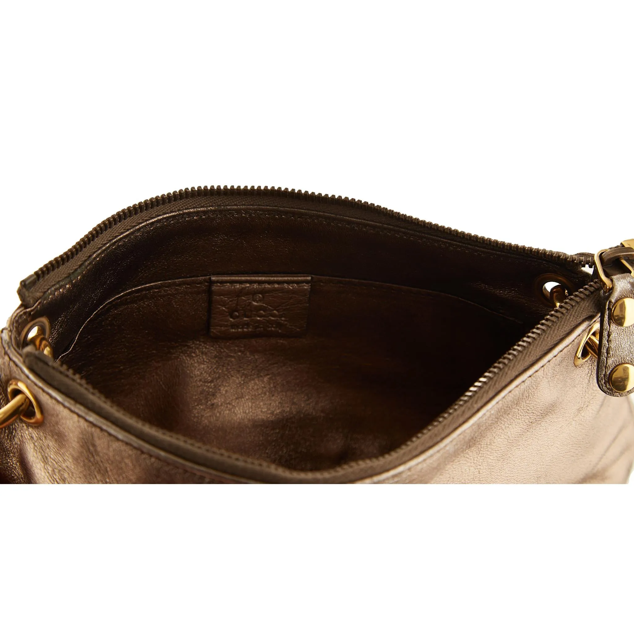 Gucci Gold Heart Chain Shoulder Bag