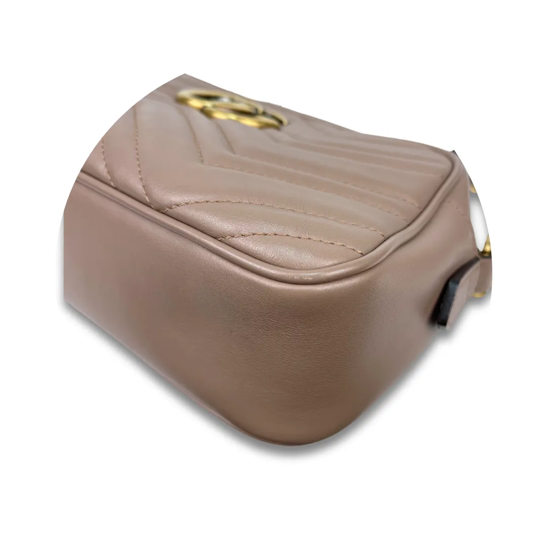 Gucci Marmont Dusty Rose Small Camera Bag