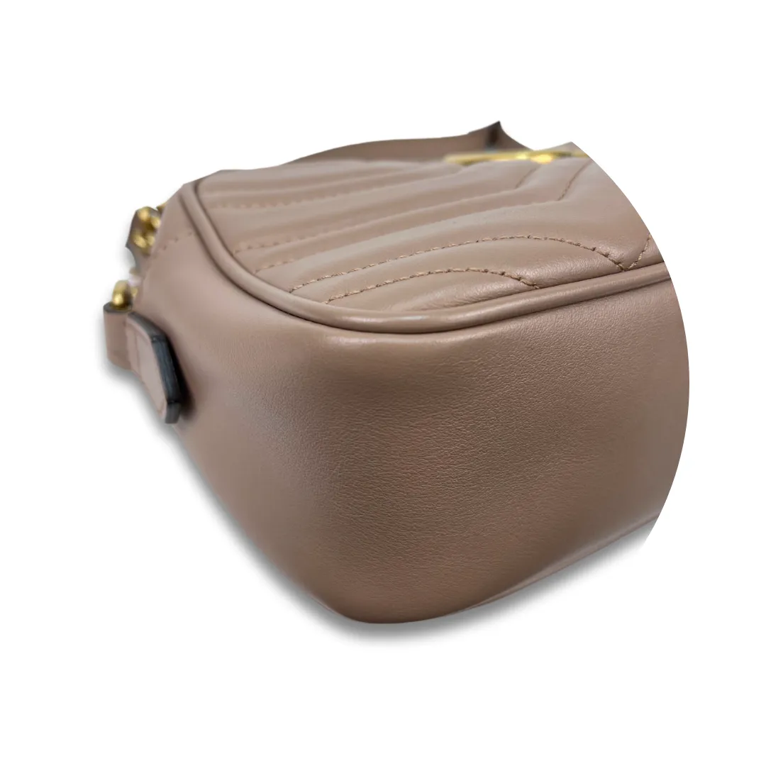 Gucci Marmont Dusty Rose Small Camera Bag