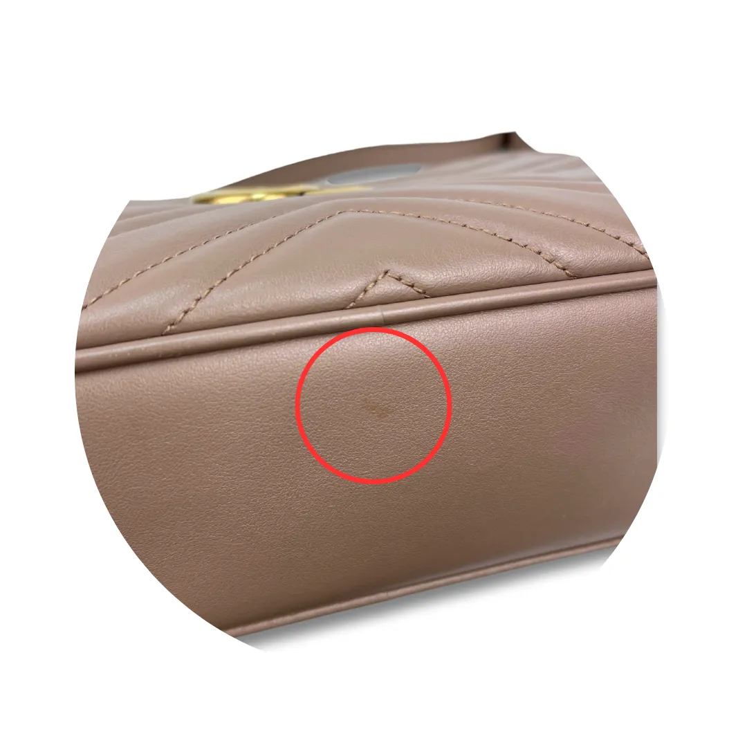 Gucci Marmont Dusty Rose Small Camera Bag
