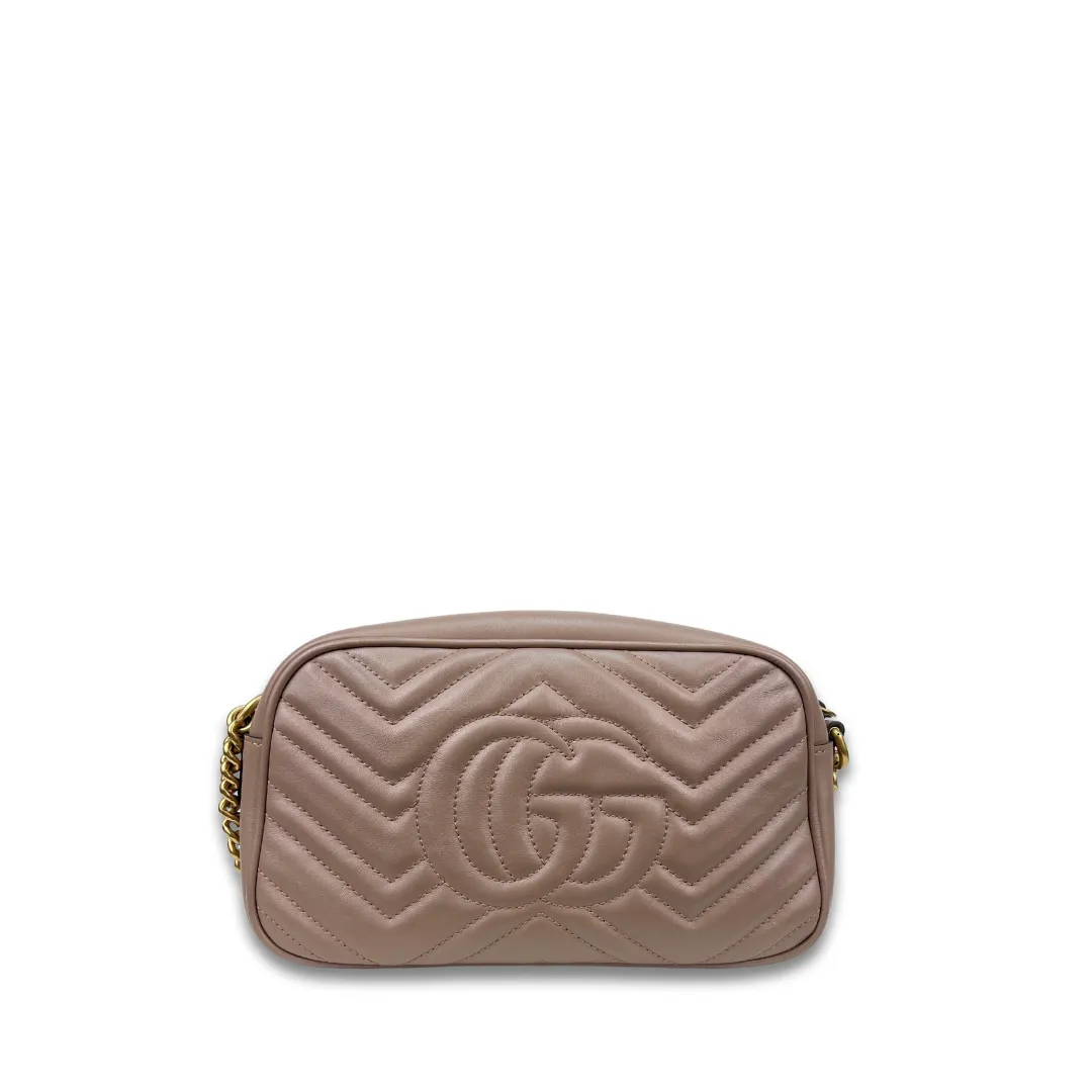 Gucci Marmont Dusty Rose Small Camera Bag