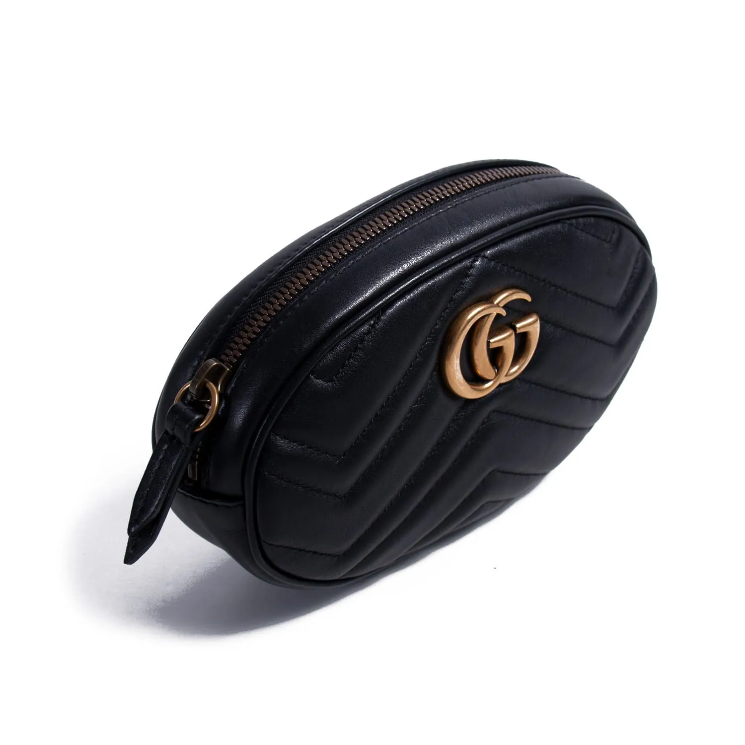 Gucci Marmont Matelassé Leather Belt Bag