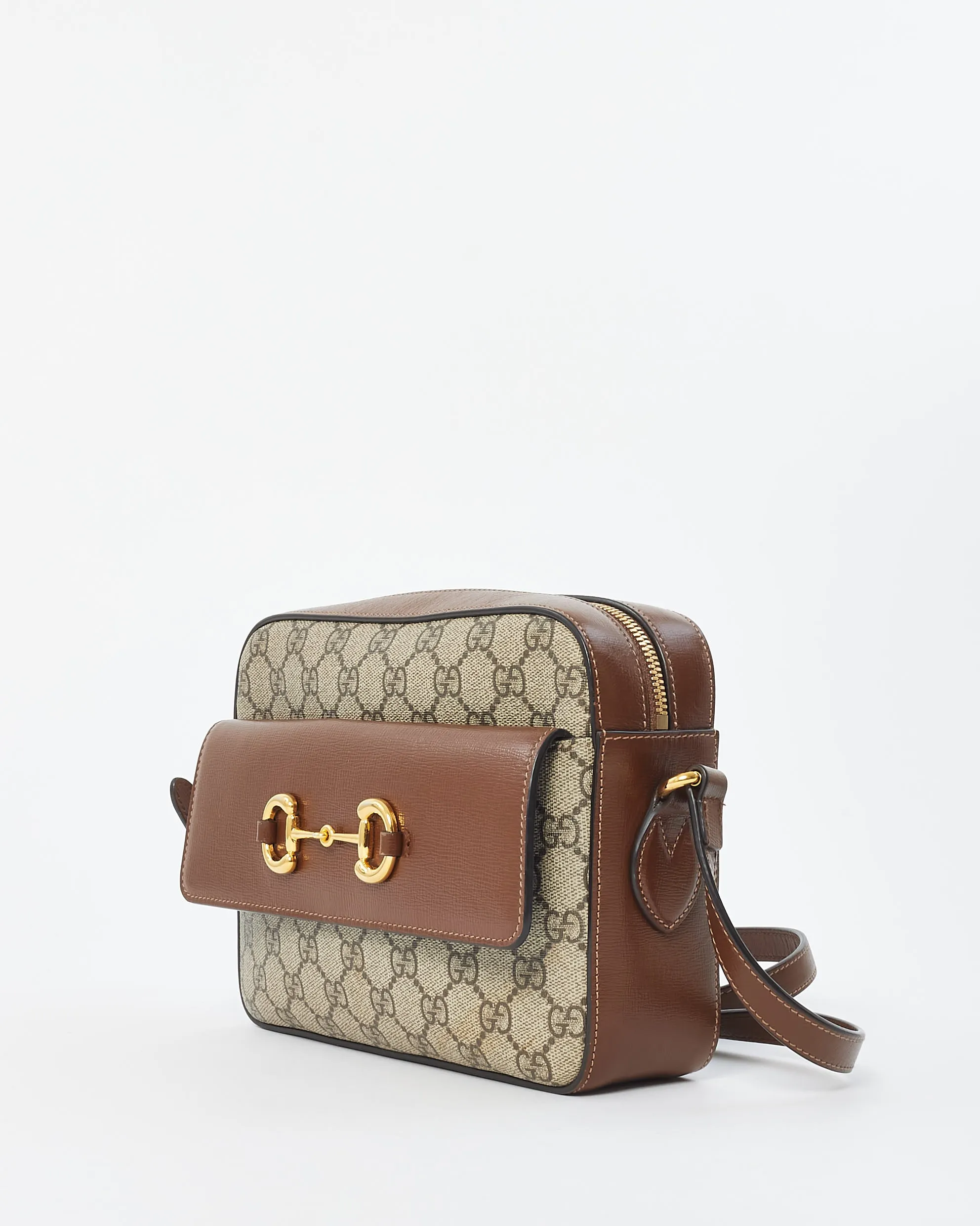Gucci Monogram Canvas Horsebit 1955 Small Camera Bag