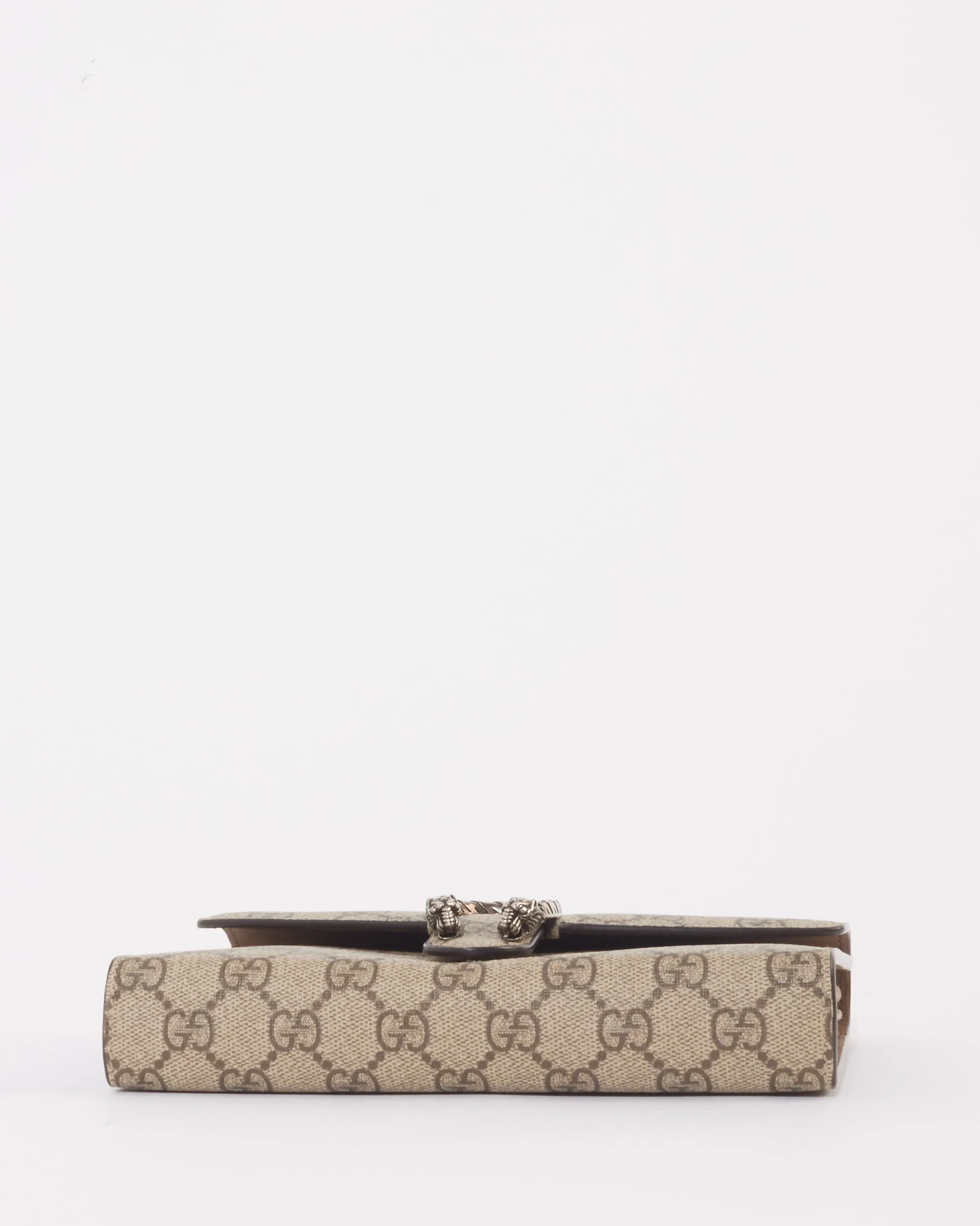 Gucci Monogram GG Canvas Supreme Dionysus Wallet On Chain