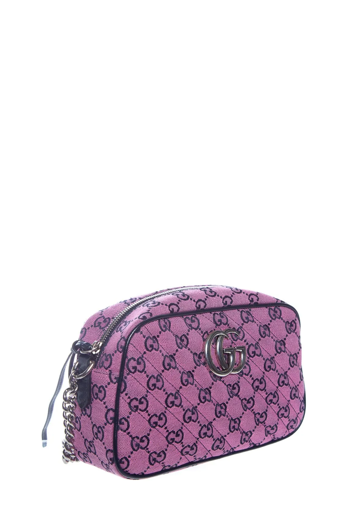 Gucci Pink Marmont GG Canvas Quilted Handbag