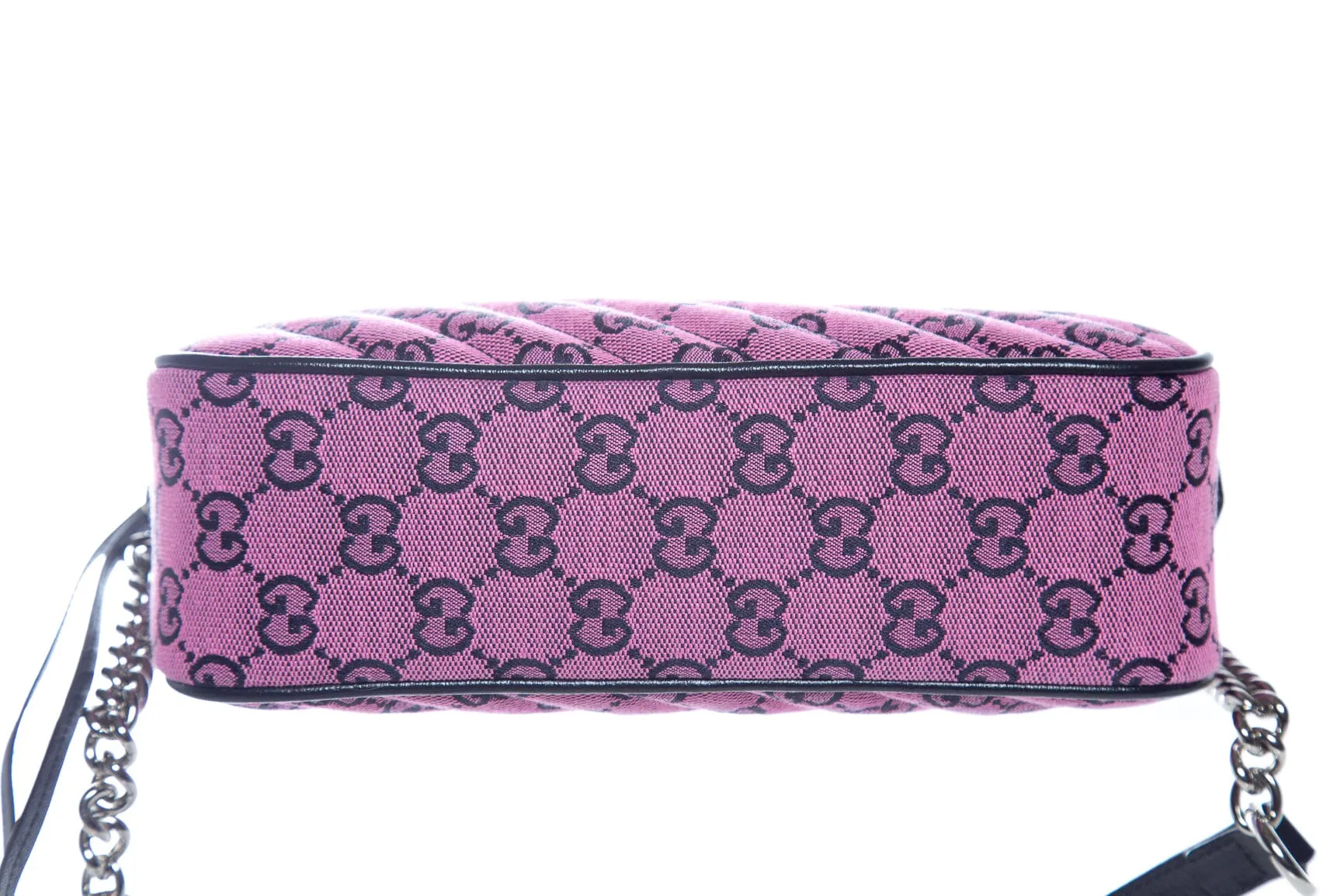 Gucci Pink Marmont GG Canvas Quilted Handbag