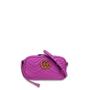 Gucci Pink Small Marmont Camera Bag