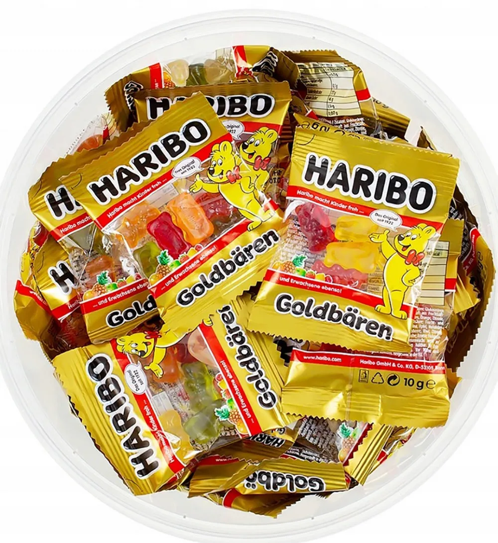 Haribo Goldbears Minis - 100 Mini Bags, 980g