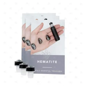 Hematite Luxury Gemstone Roller (3 pack)