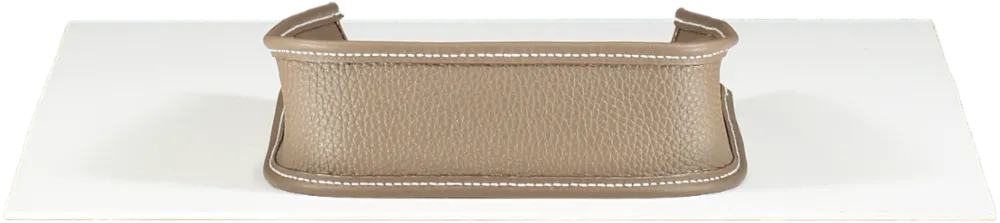 Hermès Evelyne 26 Etoupe Clemence With Rare Navy Strap & Gold Hardware BOX FRESH
