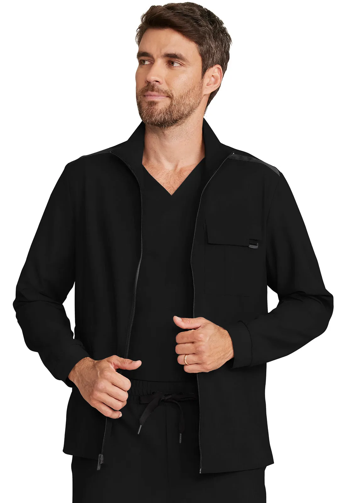 HH Quest HH361 Men's Zip Front Scrub Jacket