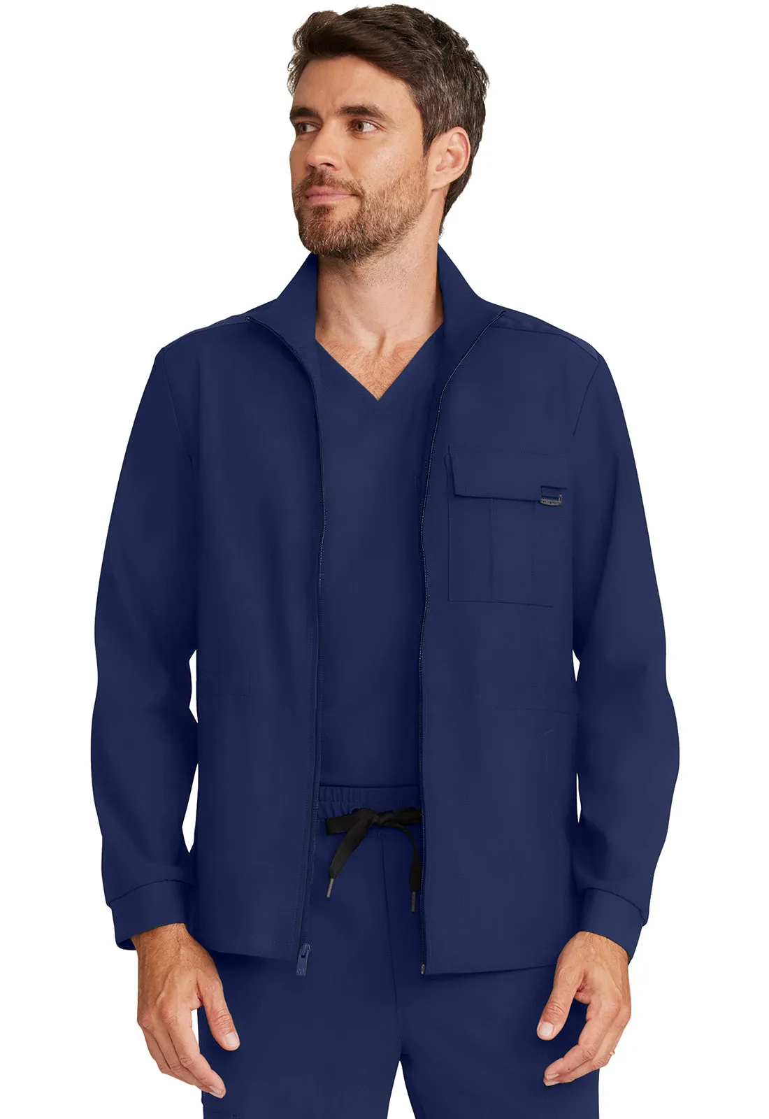 HH Quest HH361 Men's Zip Front Scrub Jacket