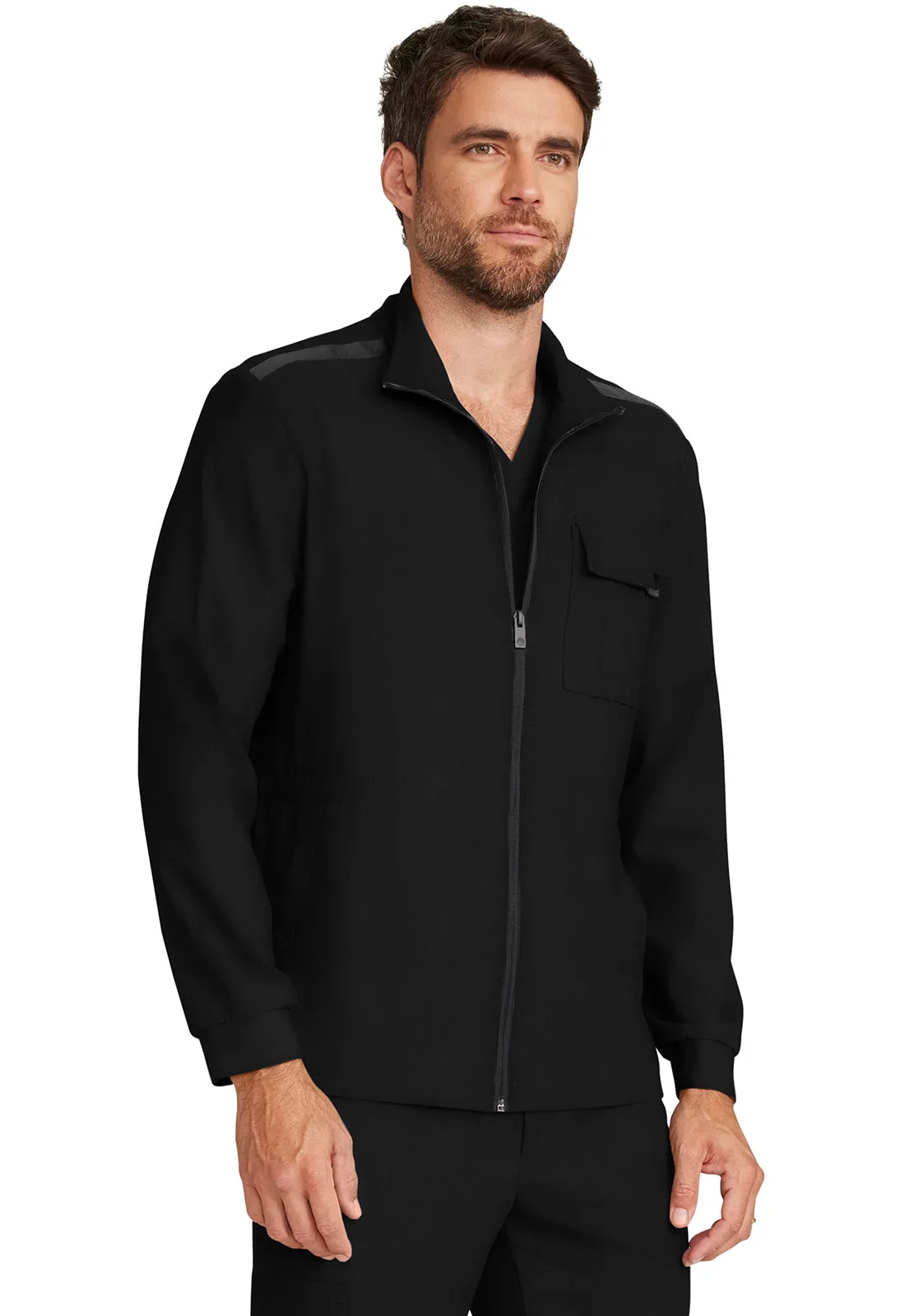 HH Quest HH361 Men's Zip Front Utility Jacket Black