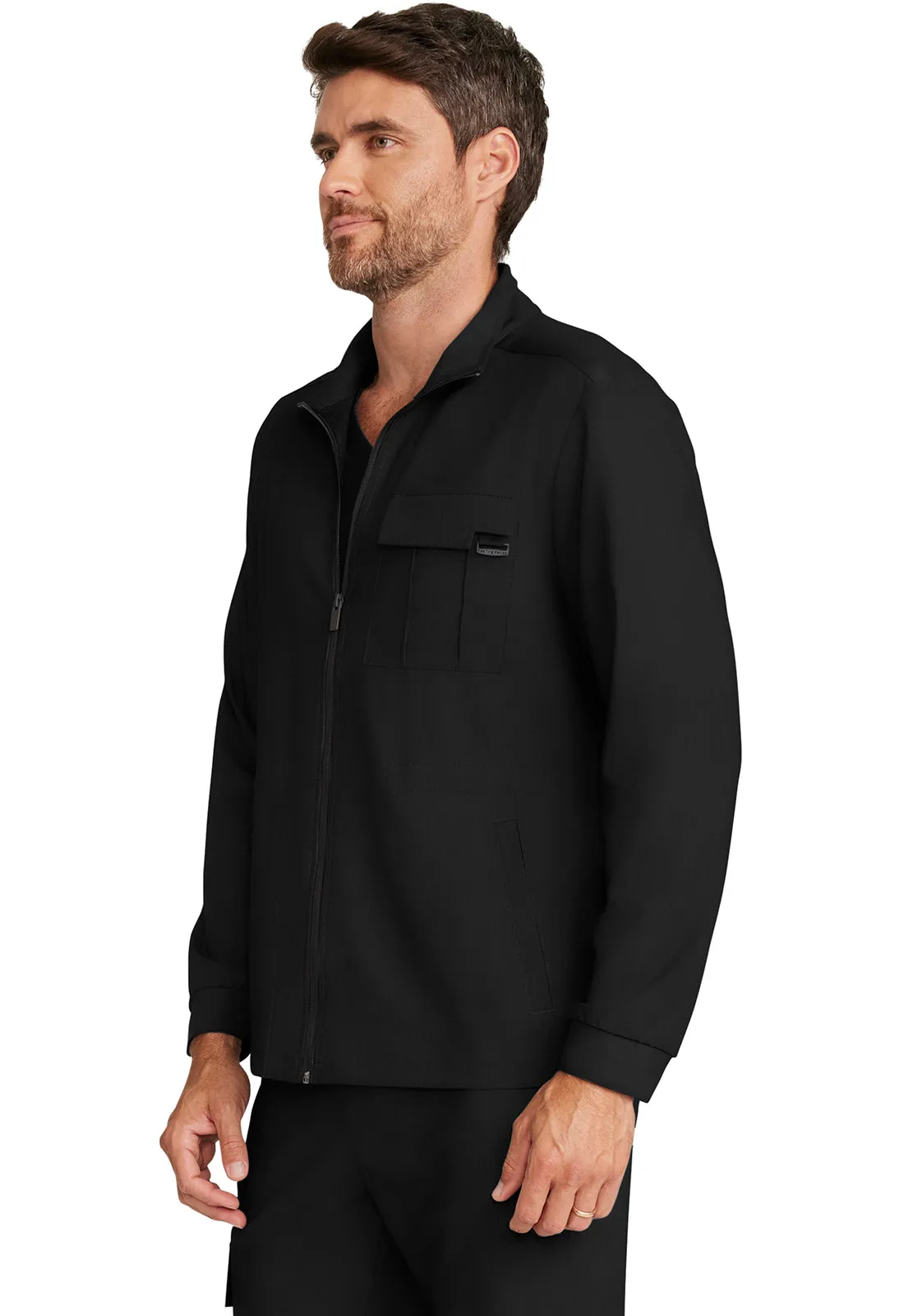 HH Quest HH361 Men's Zip Front Utility Jacket Black
