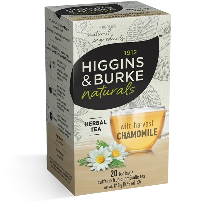 Higgins & Burke Wild Harvest Chamomile Herbal Tea 20's