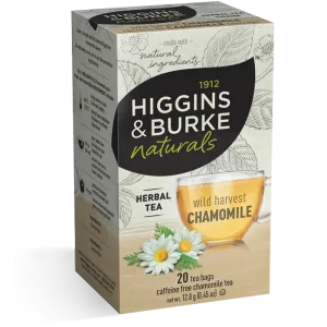 Higgins & Burke Wild Harvest Chamomile Herbal Tea 20's