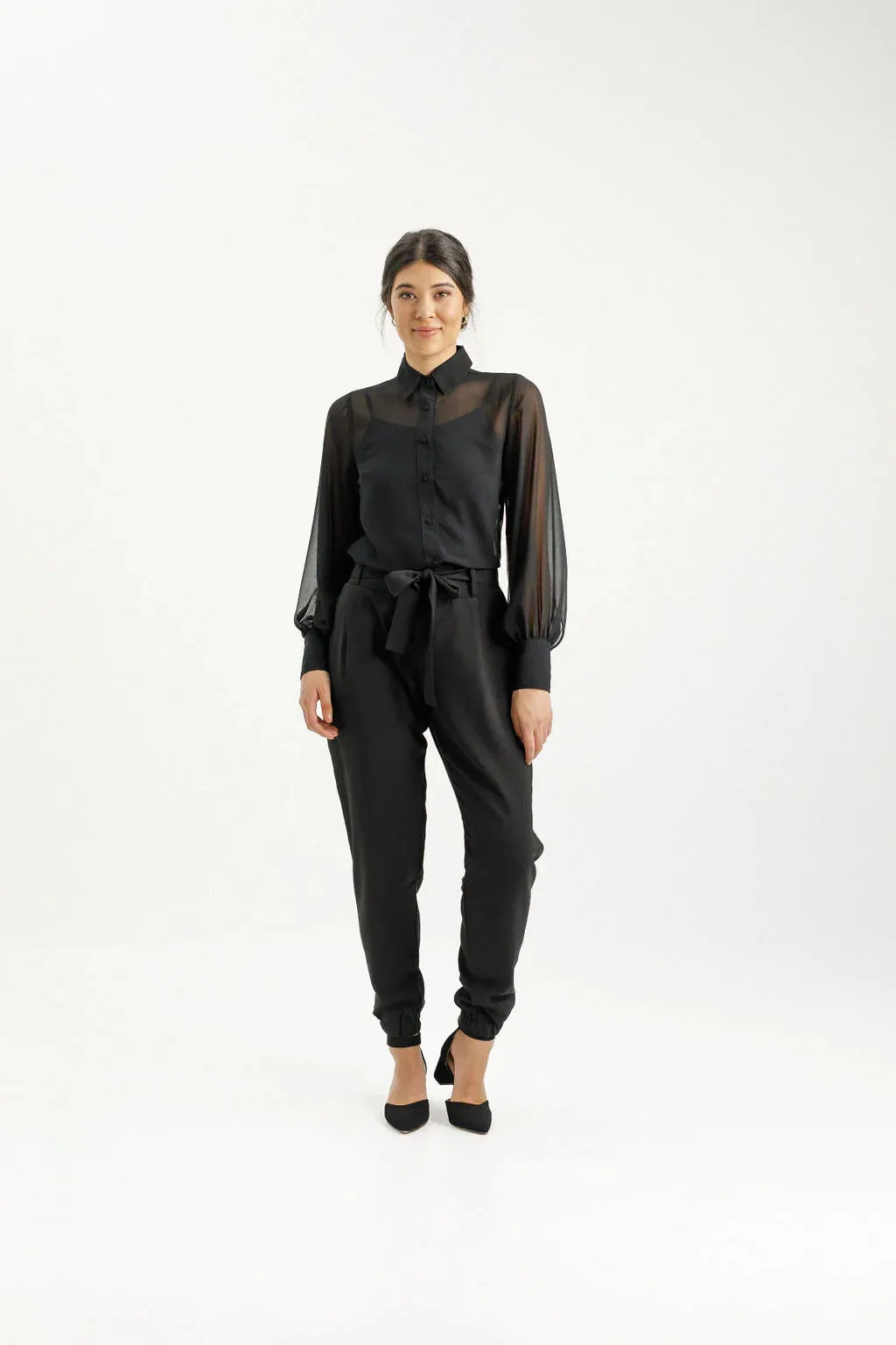 Home-lee X Label Billie Pants - Black