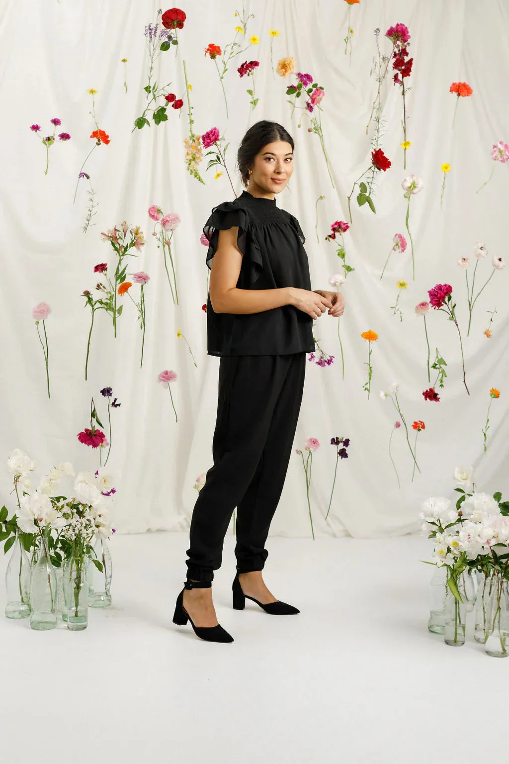 Home-lee X Label Billie Pants - Black
