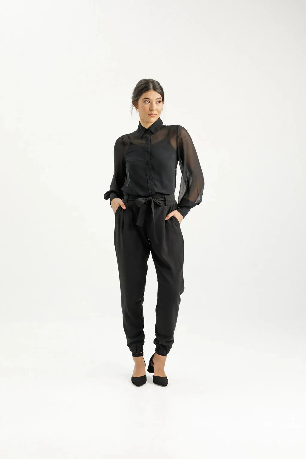 Home-lee X Label Billie Pants - Black