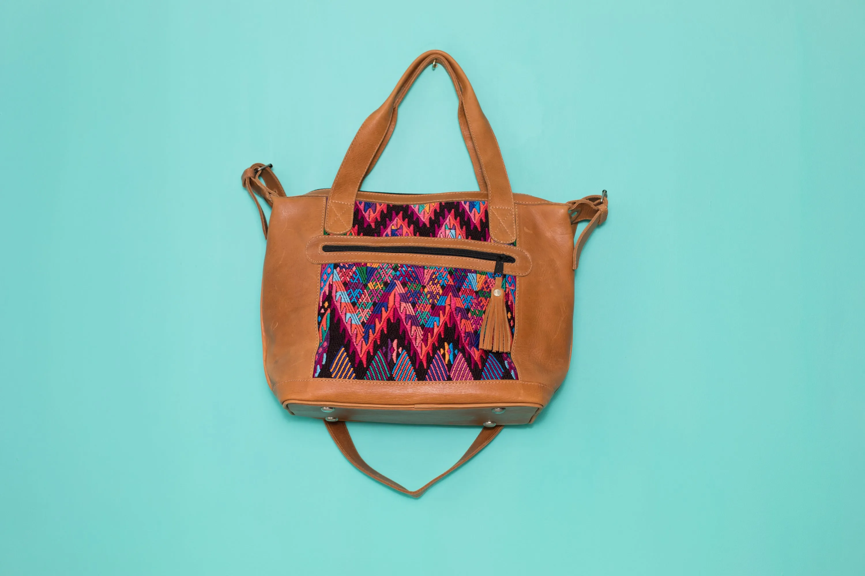 Huipil Day Bag Tote Purse Diaper Bag Cross Body (medium) #004