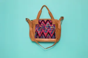 Huipil Day Bag Tote Purse Diaper Bag Cross Body (medium) #004