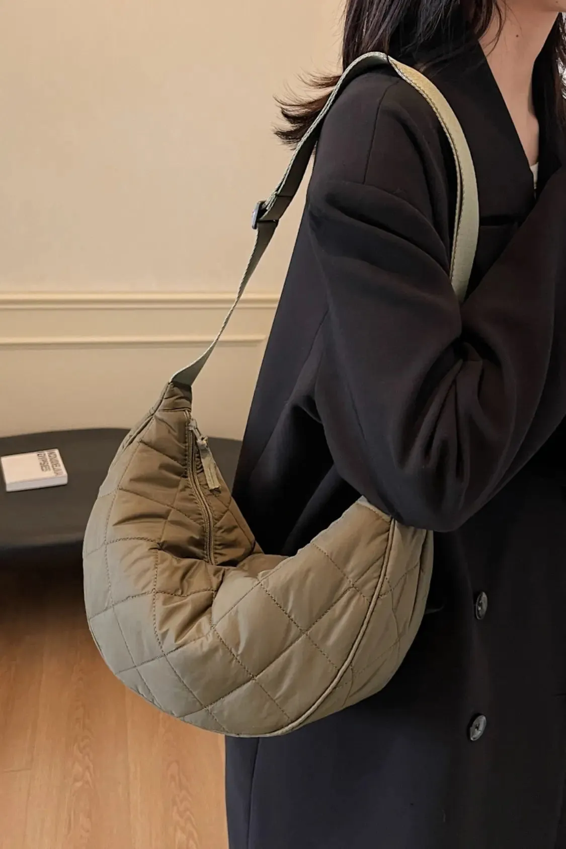 'Imani' Quilted Crossbody Bag