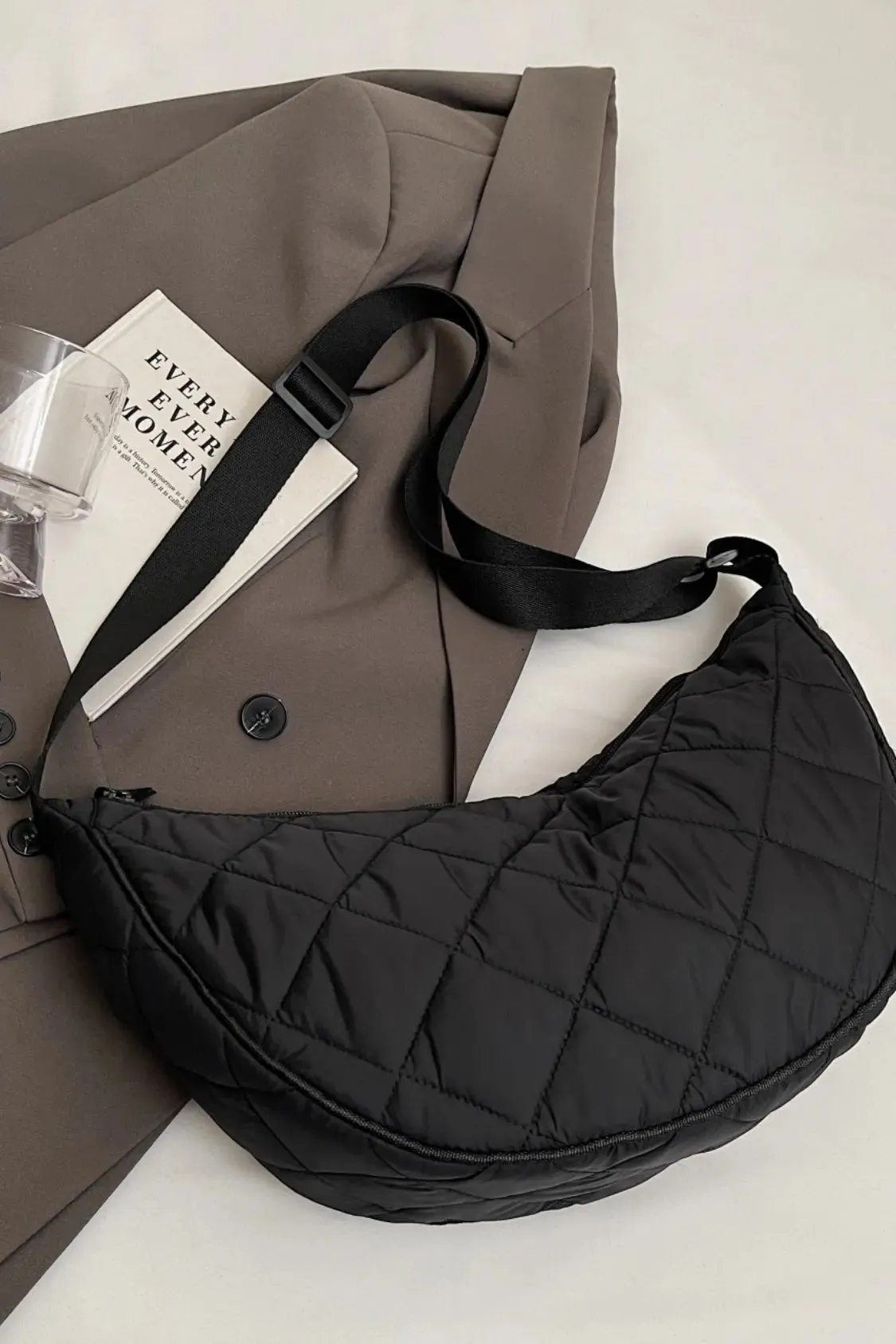 'Imani' Quilted Crossbody Bag