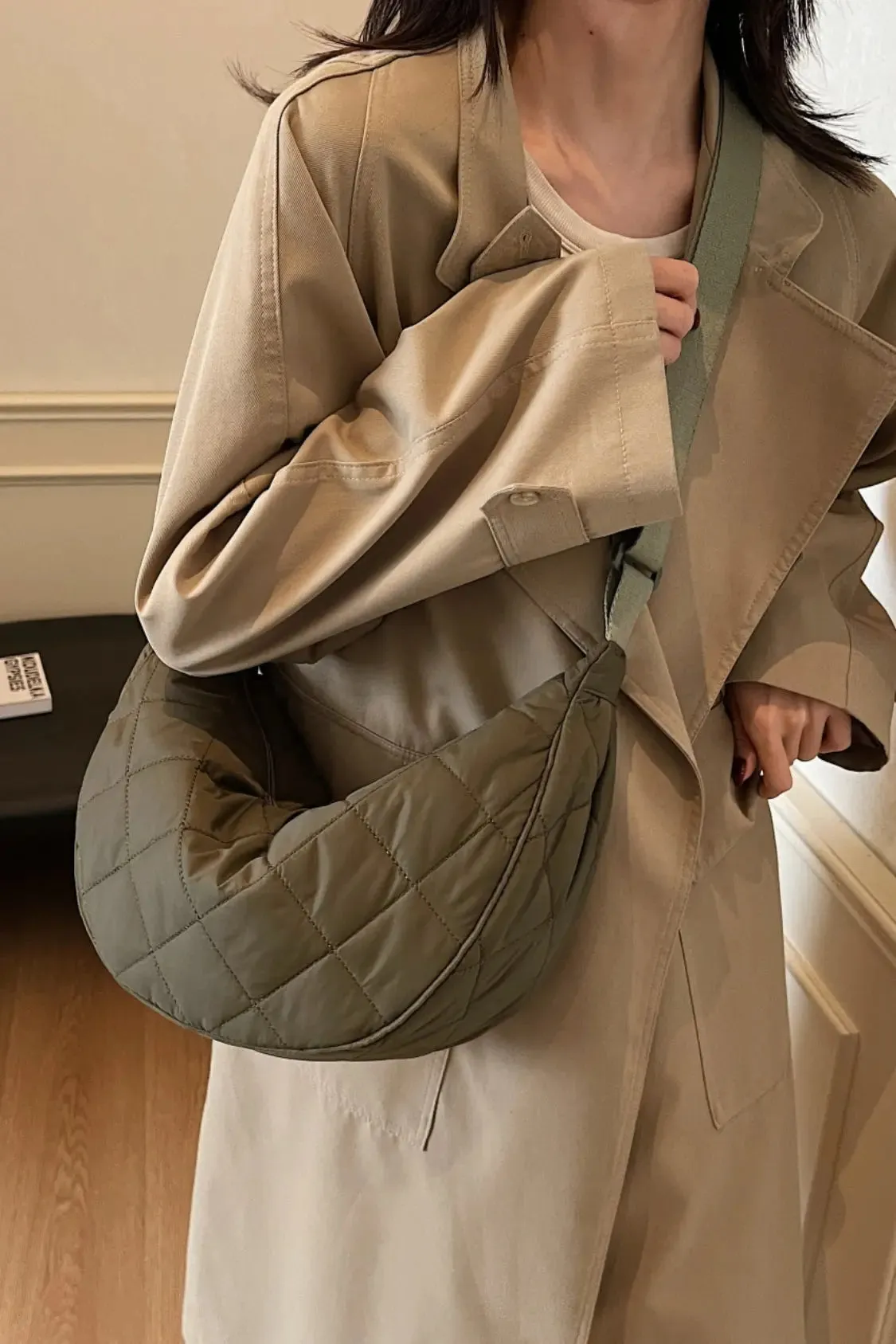 'Imani' Quilted Crossbody Bag
