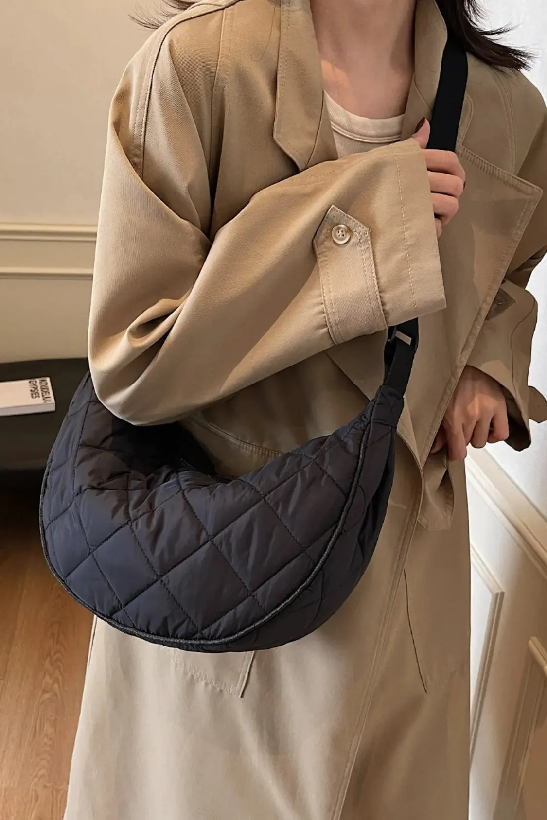 'Imani' Quilted Crossbody Bag