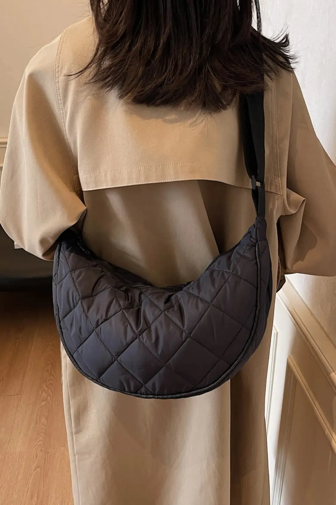 'Imani' Quilted Crossbody Bag