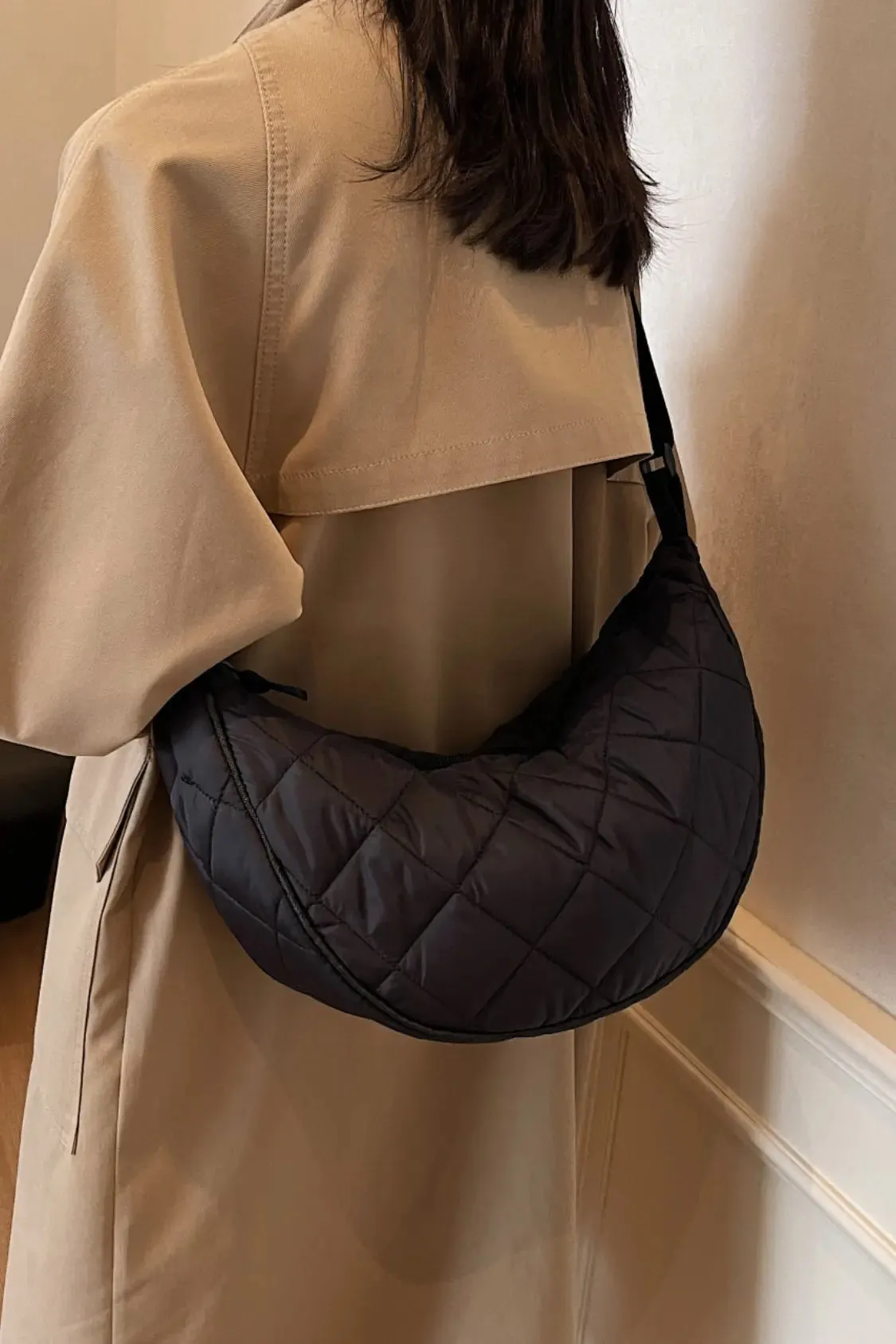 'Imani' Quilted Crossbody Bag