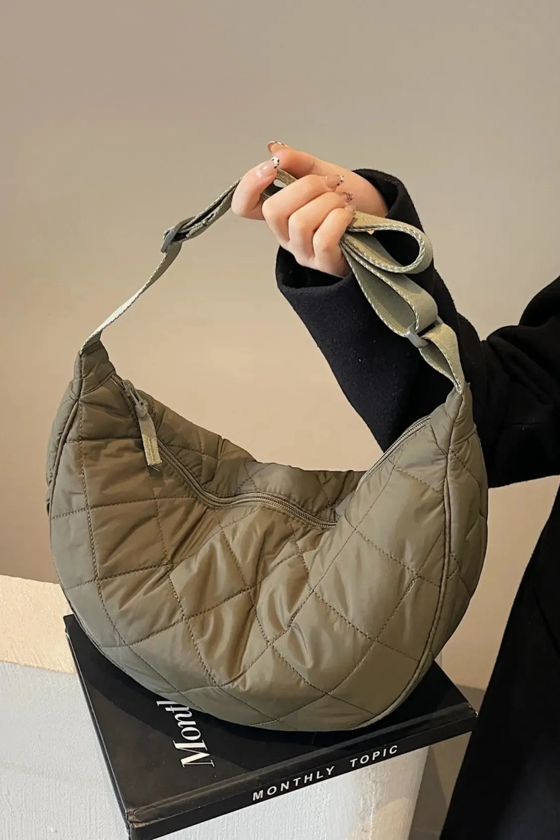 'Imani' Quilted Crossbody Bag