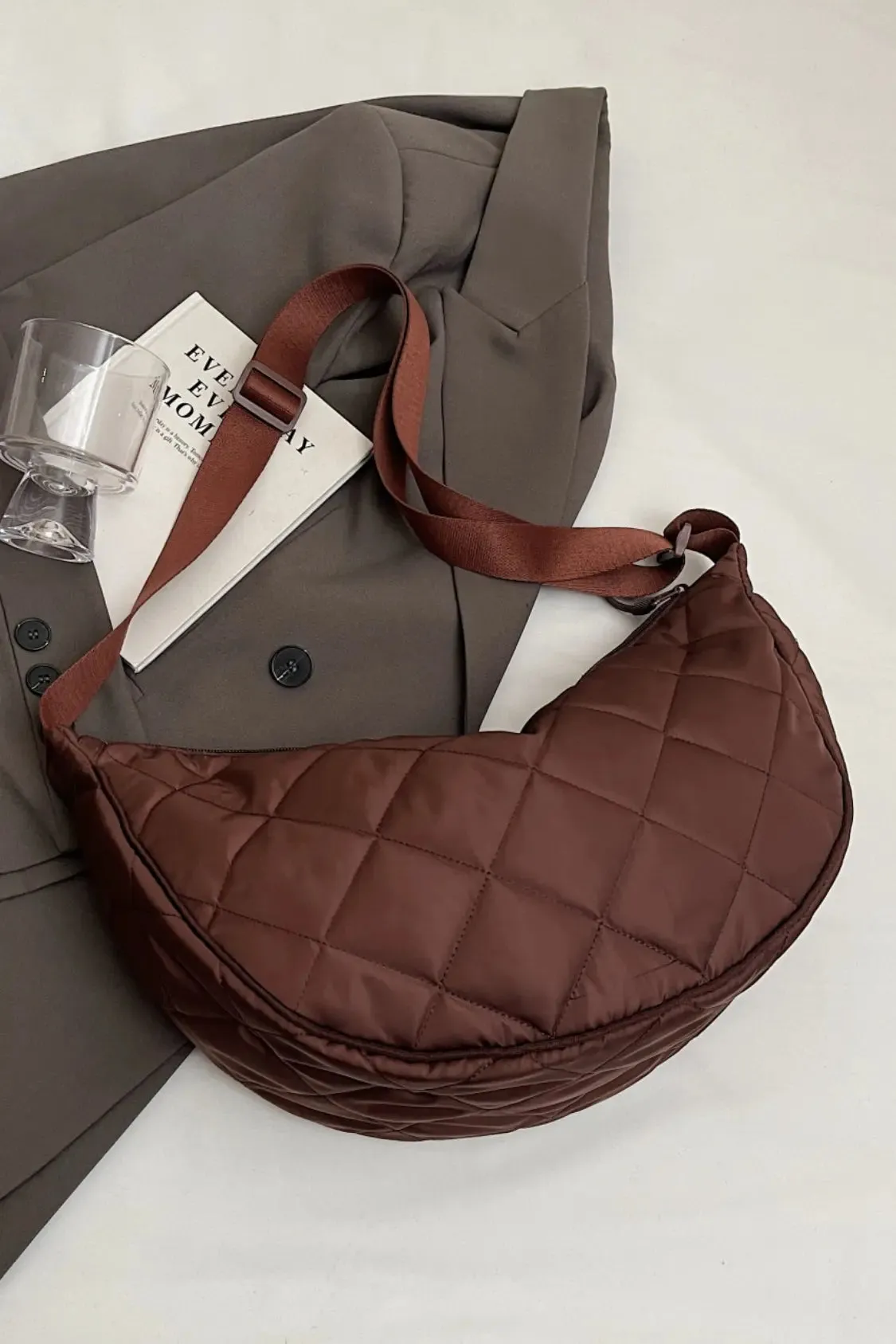 'Imani' Quilted Crossbody Bag