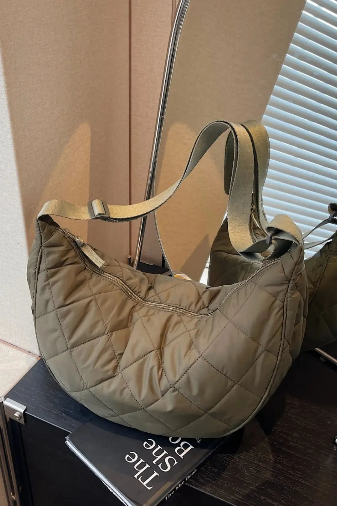 'Imani' Quilted Crossbody Bag