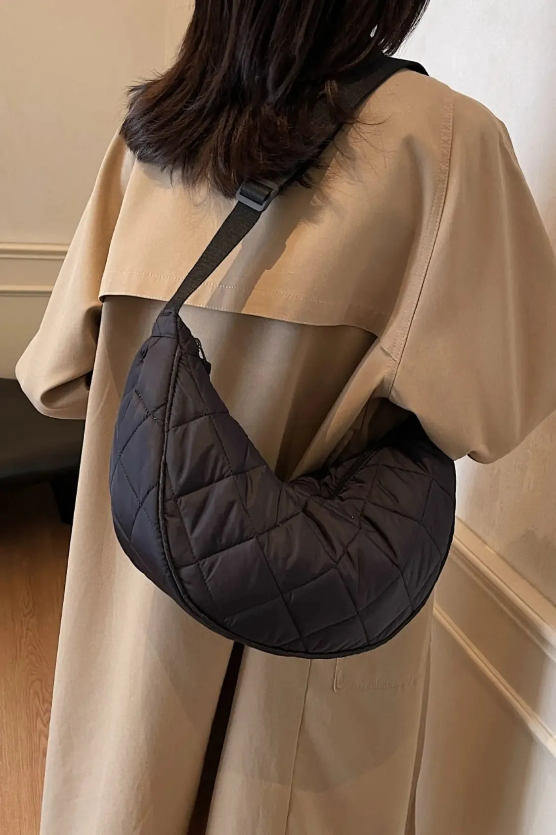 'Imani' Quilted Crossbody Bag