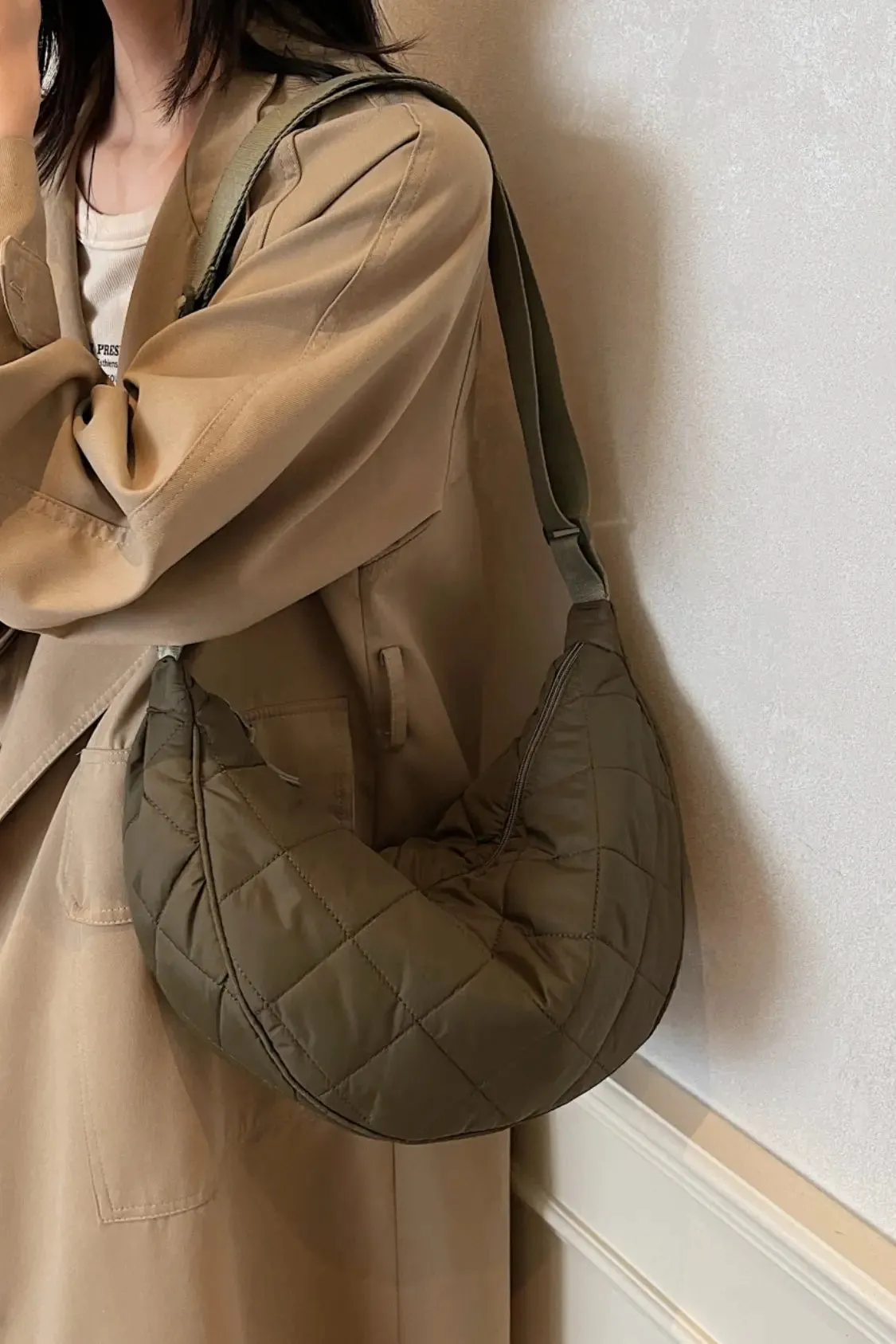 'Imani' Quilted Crossbody Bag