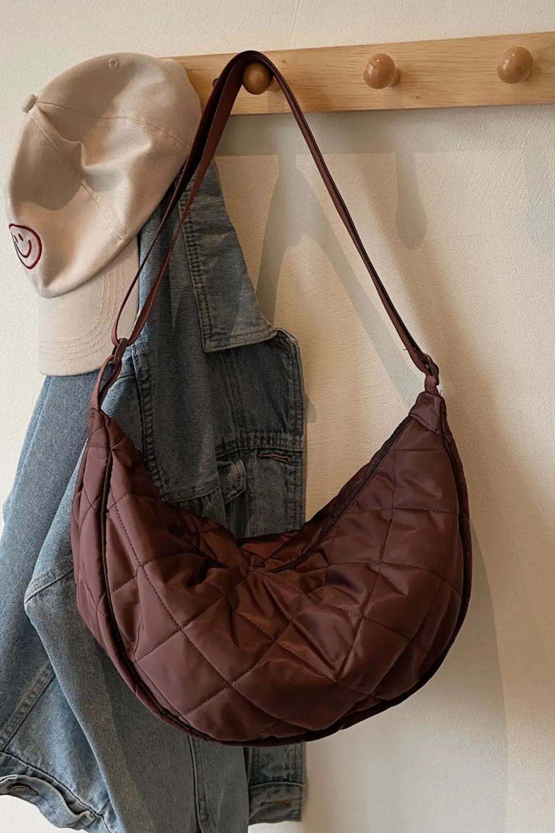 'Imani' Quilted Crossbody Bag